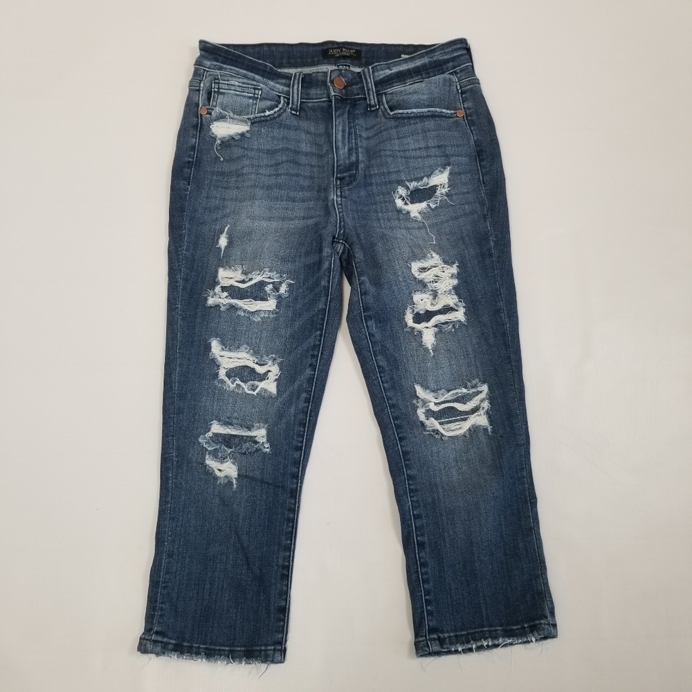 Judy Blues Skinny Fit Capri Jeans 7/28